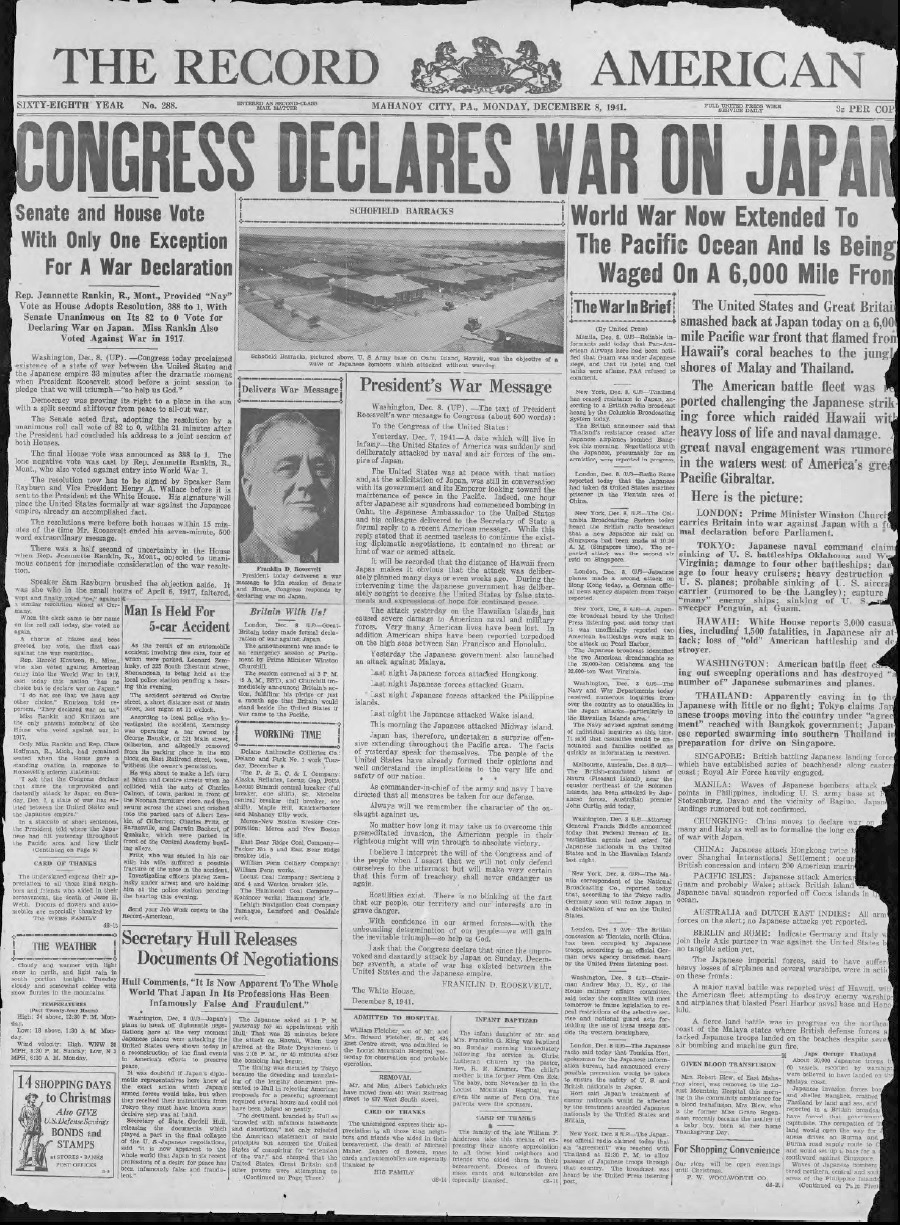 Record American 12-08-1941